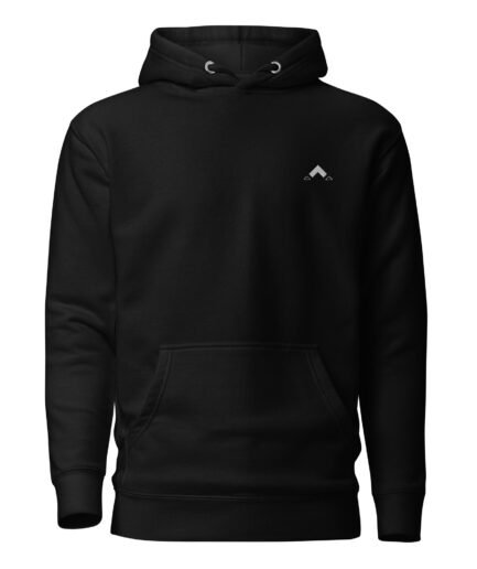 Inicio 4 unisex premium hoodie black front 6543e6067270d
